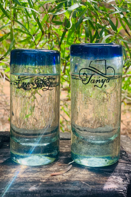 Cosa Salvaje x Tanya Tucker Black Logo Shot Glasses