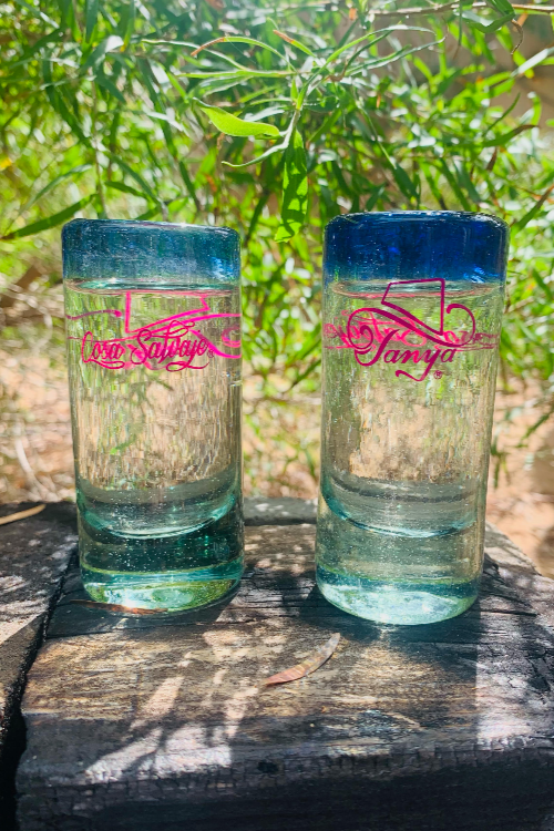 Cosa Salvaje x Tanya Tucker Pink Shot Glasses
